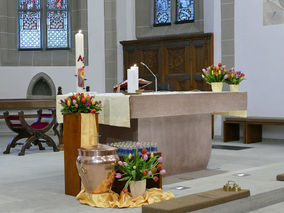 Lumen Christi - Auferstehungsmesse in St. Crescentius (Foto: Karl-Franz Thiede)